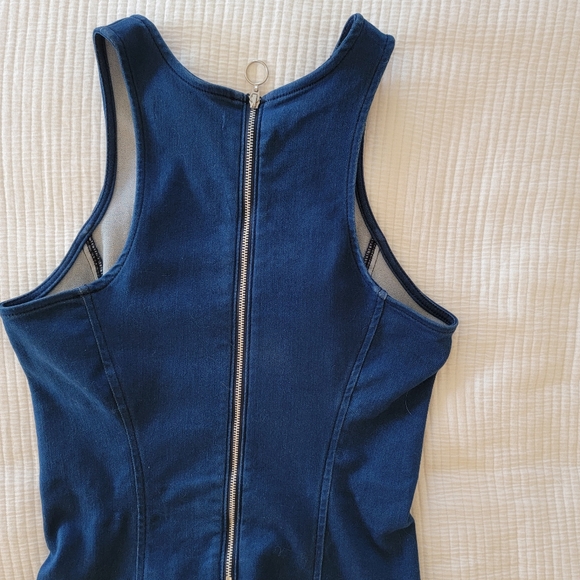 Short bleu jeans dress Dynamite - Picture 5 of 8